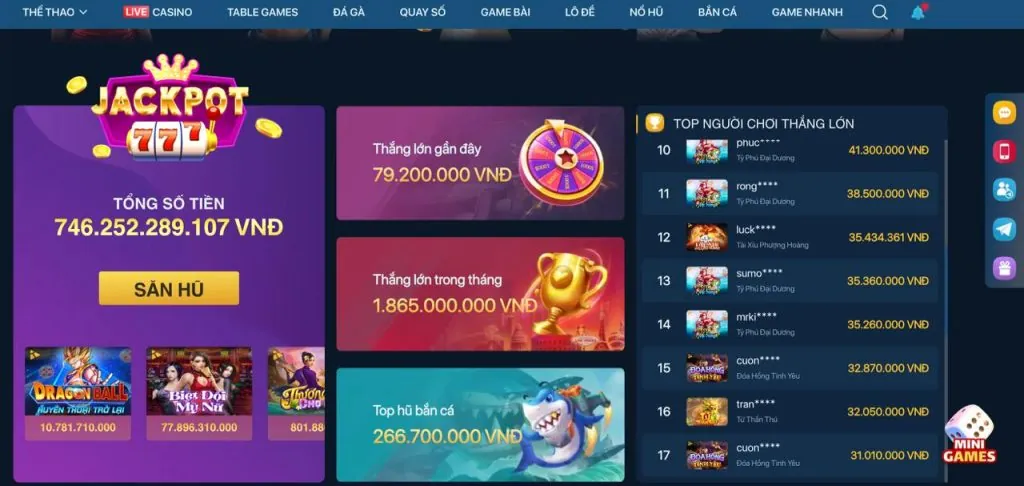 Cơ hội trúng Jackpot lớn tại Jun88